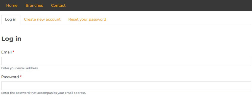 D9 and D8 user login by email only instead of username
